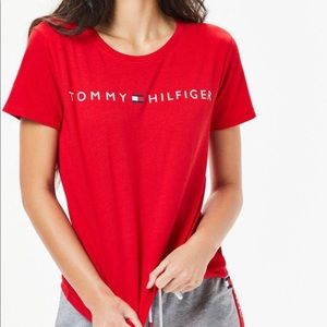 Red Tommy Hilfiger T shirt